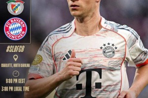 世俱杯今日前瞻：本菲卡VS拜仁